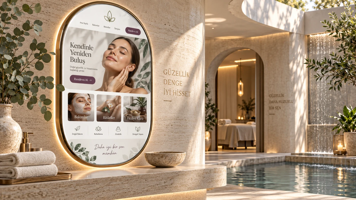 Güzellik / SPA Merkezi hazır web sitesi öne çıkan görseli