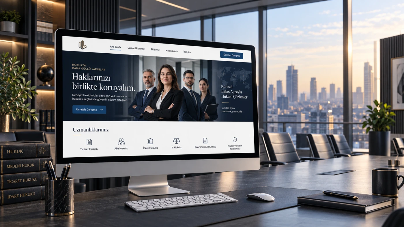Hazır Hukuk Bürosu Sitesi hazır web sitesi öne çıkan görseli