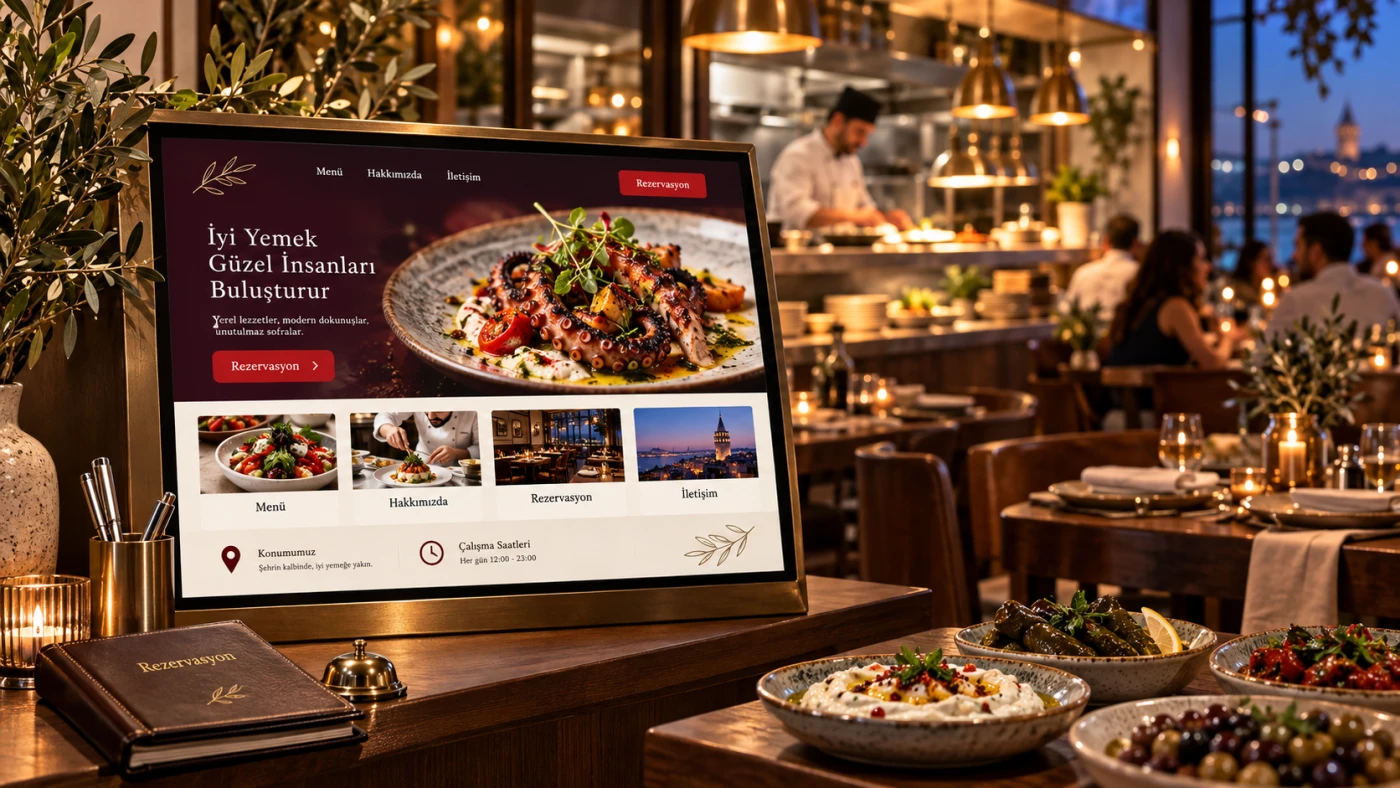 Restoran / Lokanta hazır web sitesi öne çıkan görseli